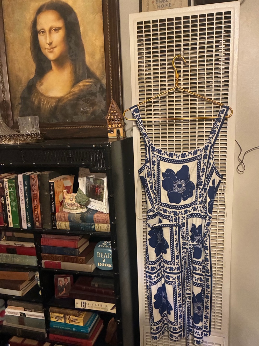 Draper James Blue and White Floral Sundress
